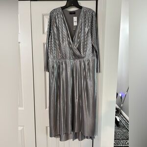 Lane Bryant New silver plated dress